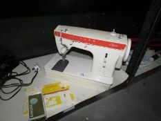 A Singer electric sewing machine