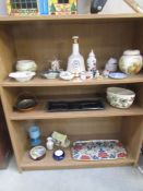 3 shelves of miscellaneous china etc