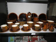 Approximately 44 pieces of Hornsea tea and dinner ware