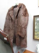 A fur coat