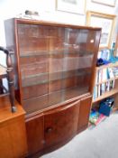 A glazed top cabinet