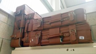 A set of 4 suitcases