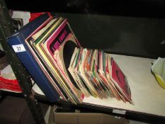 A quantity of LP and 45 rpm records