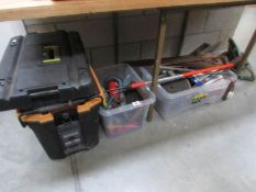 3 large boxes of tools