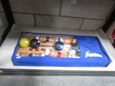 A croquet set