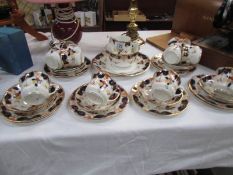 A Victorian tea set