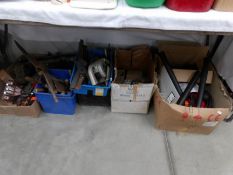 5 boxes of tools