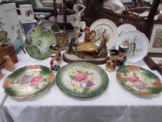 A mixed lot of plates,