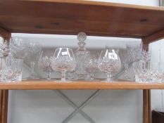 A decanter and glasses