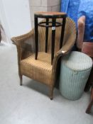 A LLoyd loom chair,