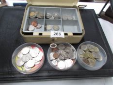 A quantity of foreign coins and bank notes including Nigeria,