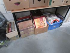 3 boxes of LP records
