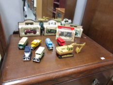 A quantity of die cast models