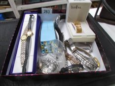 A quantity of wrist watches including ladies Rotary