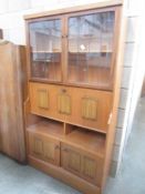 A teak wall unit