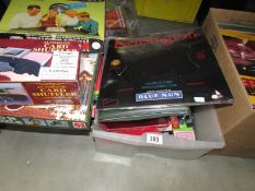 A quantity of vintage games etc