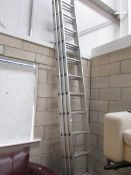 A large aluminium ladder