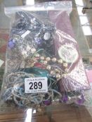 A mixed lot of costume jewellery