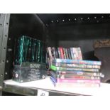 A collection of DVD's including Ultimate Matrix,