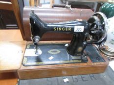 A Singer sewing machine