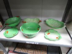 6 Carlton ware dishes,