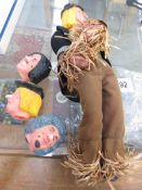 A Wurzell Gummidge figure with interchangable heads