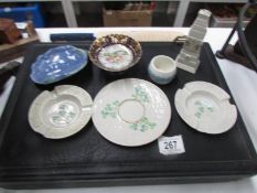 A mixed lot including Belleek