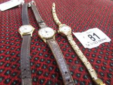 3 wrist watches,