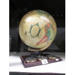 An illuminating globe