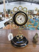 A Europa 2 jewel dressing table clock