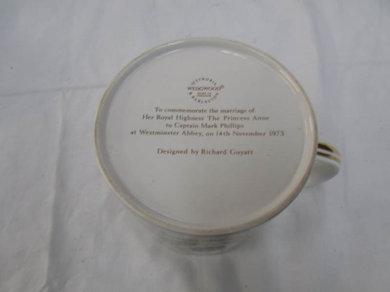 A Wedgwood commemorative cup for the wedding of Princess Ann to Captain Mark Phillips, 1973, - Image 3 of 3