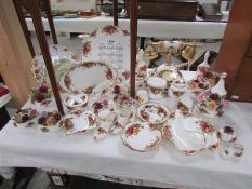 Approximately 40 pieces of Royal Albert Old Country Roses etc