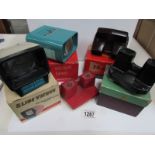 3 View-master viewers including 2 bakelite,