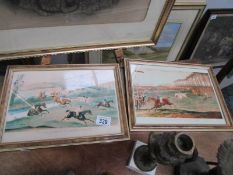 A pair of Steeplechase prints