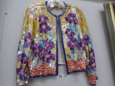 A 1970's sequinned jacket