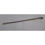 A violin bow (signed at finger grip)