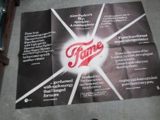 A quantity of posters including Fame