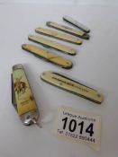 A 1953 coronation pen knife,