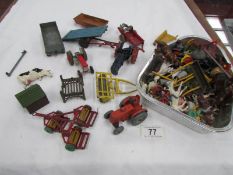 A quantity of farm toys including Dinky