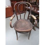 A bentwood chair