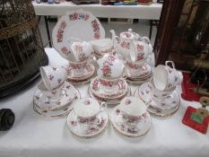 A quantity of Royal Albert and Colclough tea ware
