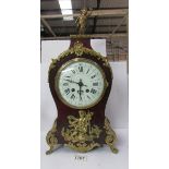 A 19th century French ormolu mounted bracket clock