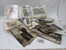 A quantity of old post cards