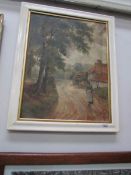 An oil on canvas signed P S Reckitt 1908?