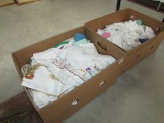 2 boxes of linen