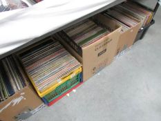5 boxes of LP records