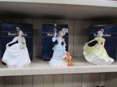 3 boxed Royal Doulton figurines