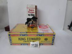 An unopened box of 50 King Edward cigars and 5 unopened boxes of Dutch Masters Cadet Cigars