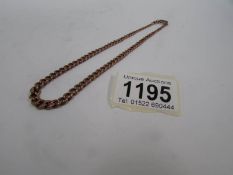 A 9ct gold chain,