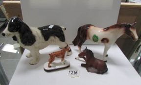 A Beswick horse, a Melba Horse,